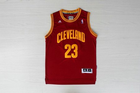 Maillot De Basket Cleveland Cavaliers LeBron James 23 Tissus Sportif Fans Edition Rouge